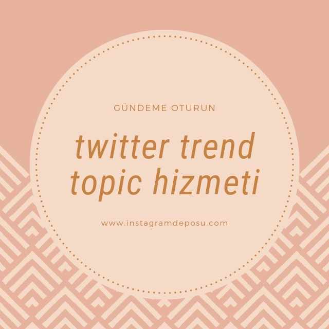 Twitter trend topic hizmeti